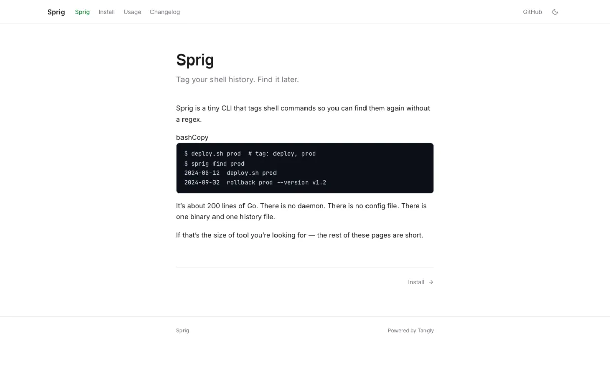 Pip theme — live demo